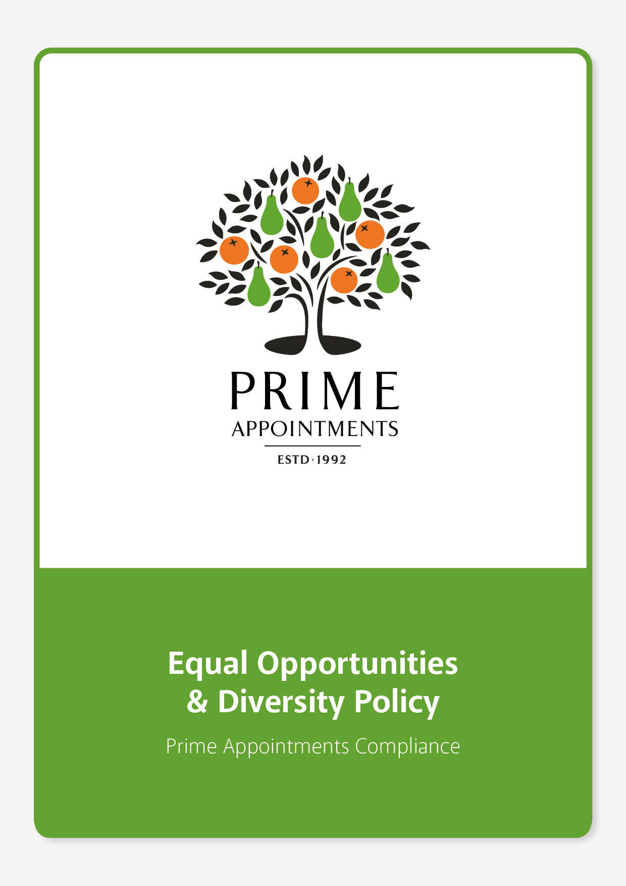 Equal Opportunities Diversity Policy