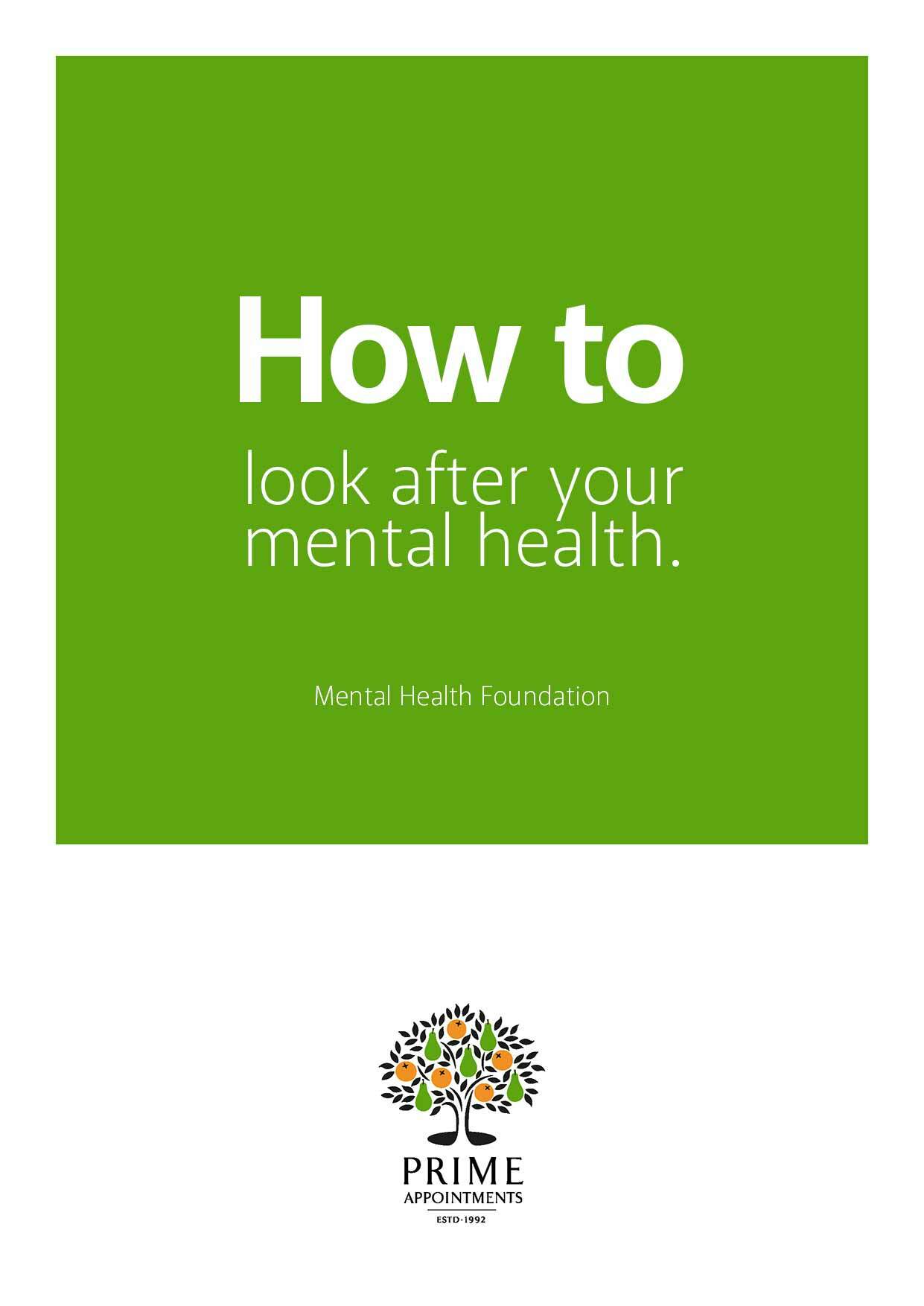 How to look after you rmental health