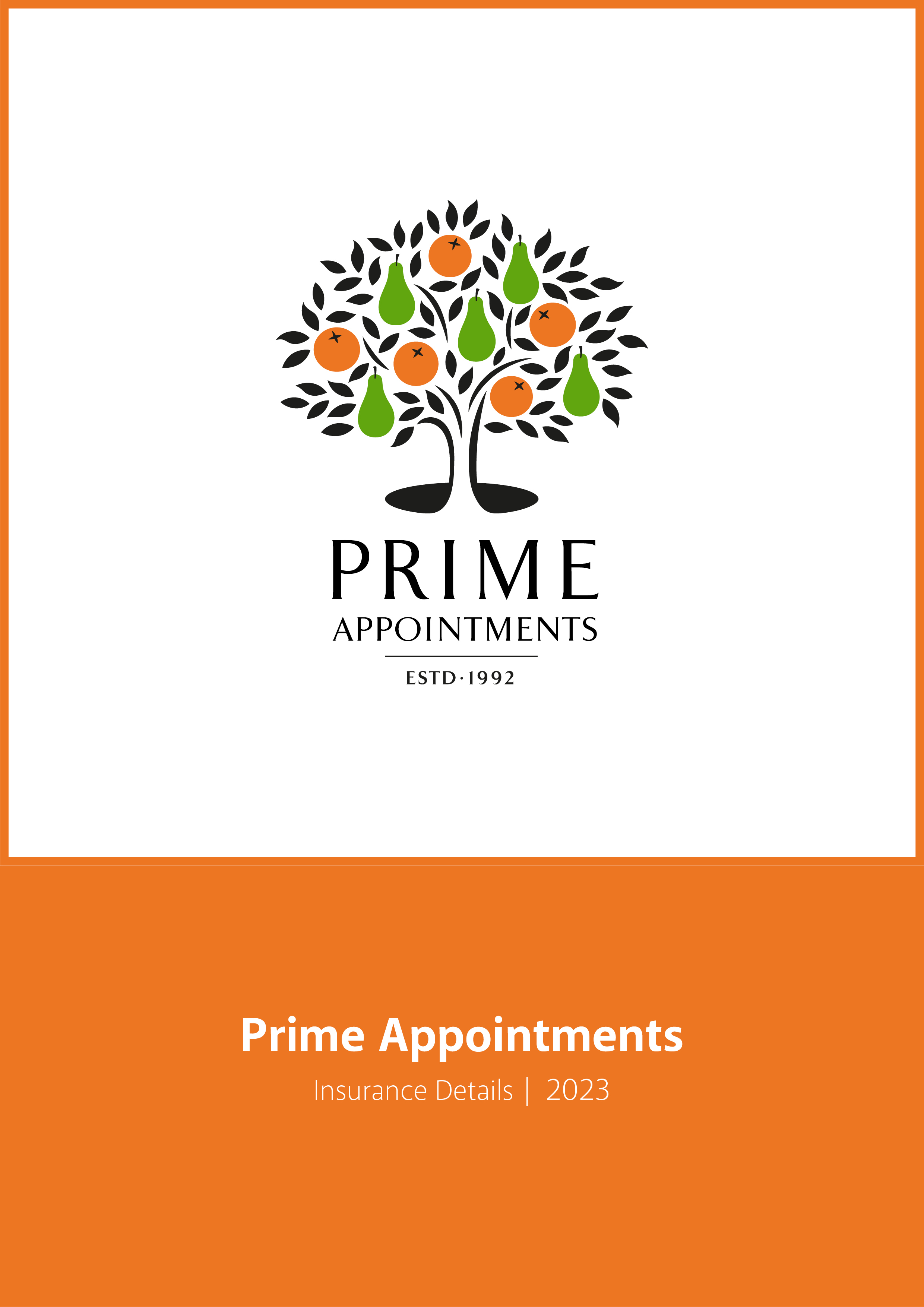 Prime Appointments Insurance Details Cover 2023