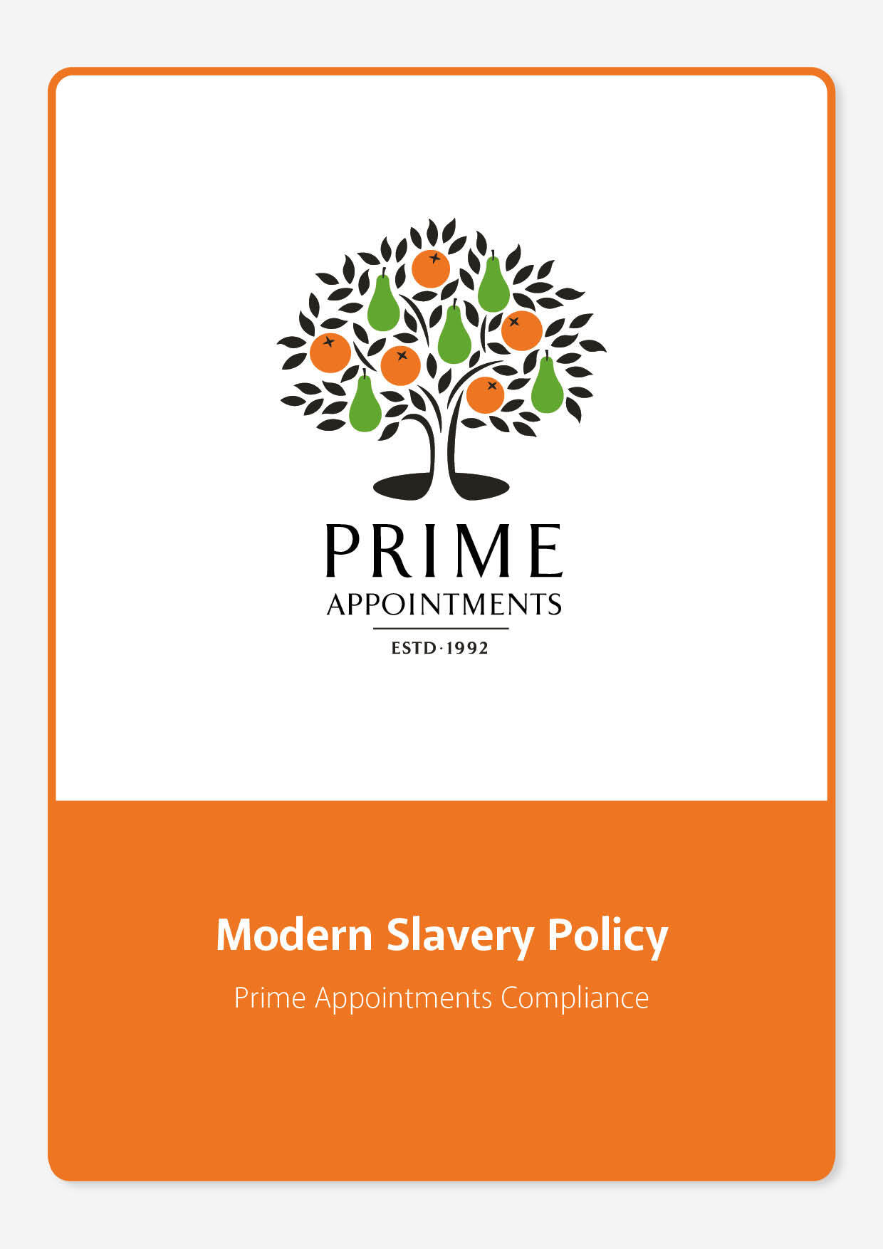 Prime Appointments Modern Slavery Policy